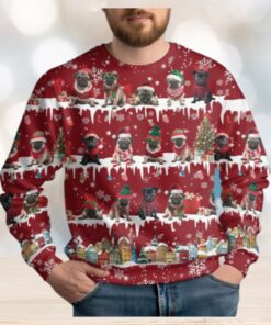 Pug Dog Ugly Christmas Sweater, Pet Lover Xmas Sweater