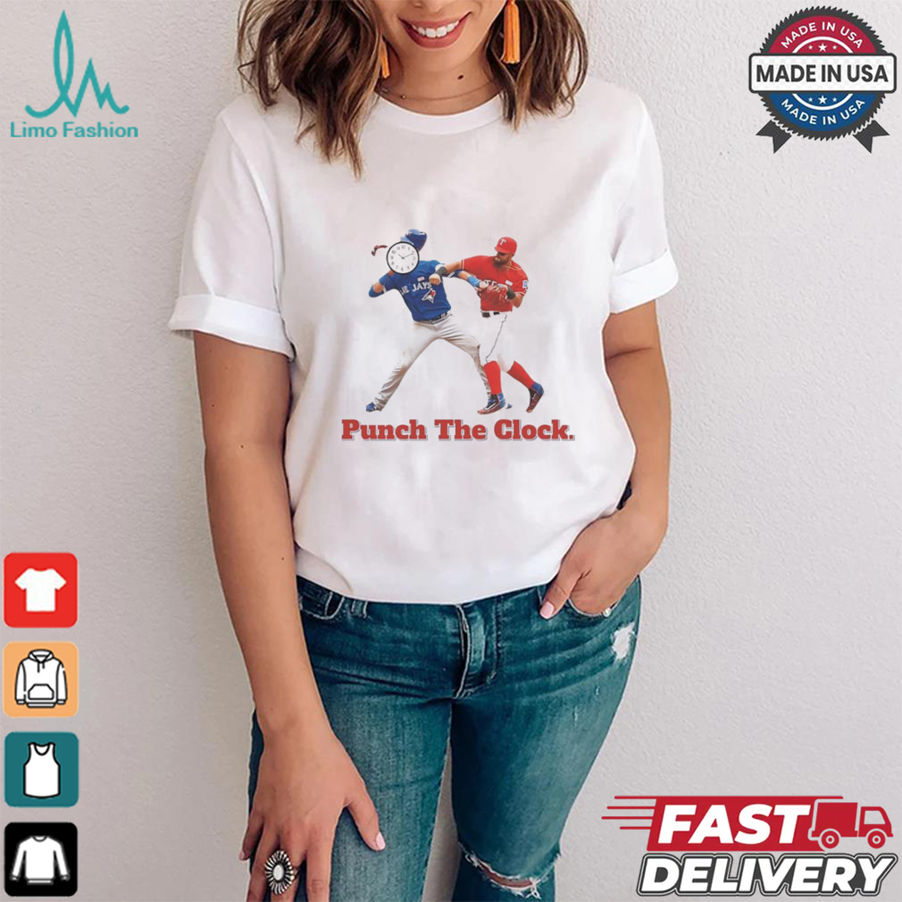 Punch the clock Rangers vs Blue Jays shirt Punch the clock Rangers vs Blue Jays shirt