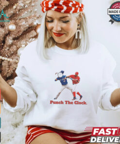 Punch the clock Rangers vs Blue Jays shirt