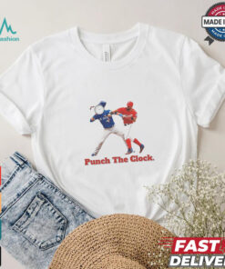 Punch the clock Rangers vs Blue Jays shirt