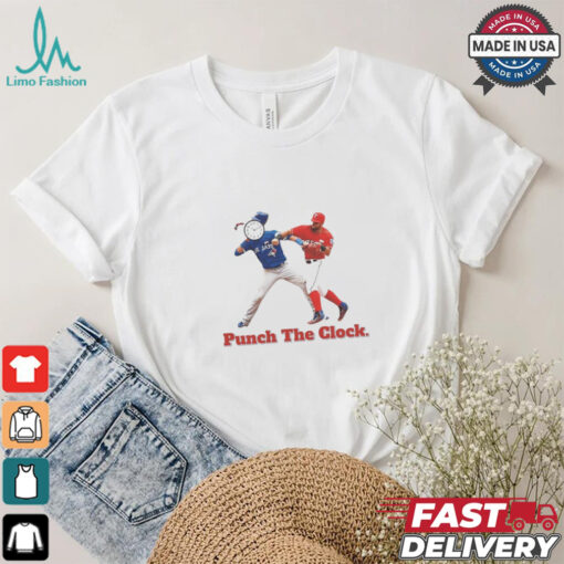 Punch the clock Rangers vs Blue Jays shirt