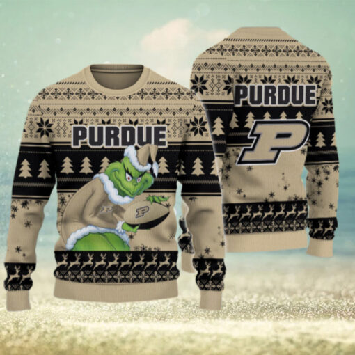 Purdue Boilermakers Grinch Ugly Christmas Sweater