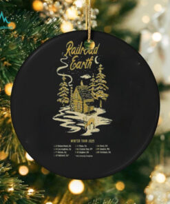 Railroad Earth Winter 2025 Tour T Shirts