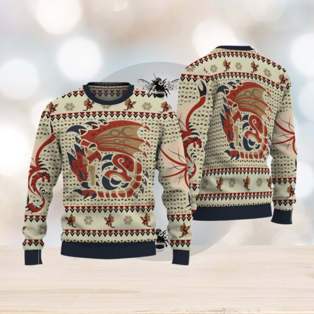 Rathalos Monster Hunter Ugly Christmas Sweater Rathalos Monster Hunter Ugly Christmas Sweater