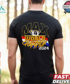 Red Bull Racing Max 4 Cup World Champions 2024 shirt