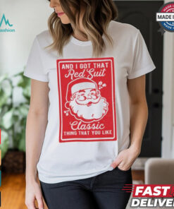 Red Suit Classic Santa Christmas Comfort Colors T shirt