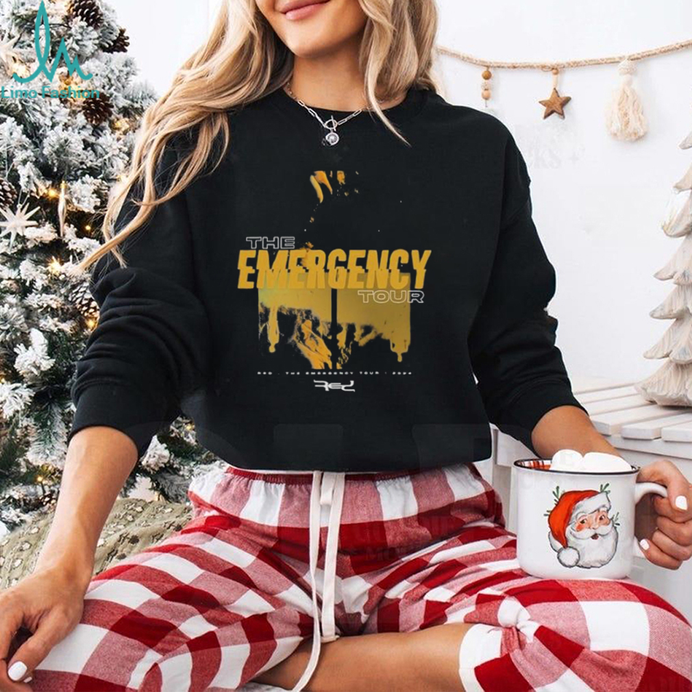 Red The Emergency Tour 2024 T Shirt Red The Emergency Tour 2024 T Shirt