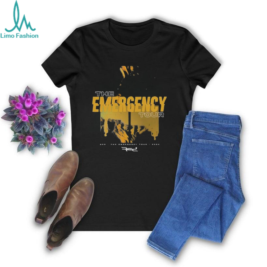 Red The Emergency Tour 2024 T Shirt Red The Emergency Tour 2024 T Shirt