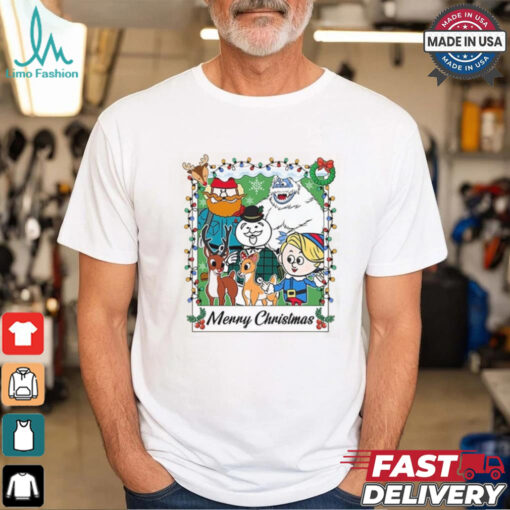 Reindeer Cartoon Christmas Shirt, Vintage Reindeer Christmas Gifts Shirt