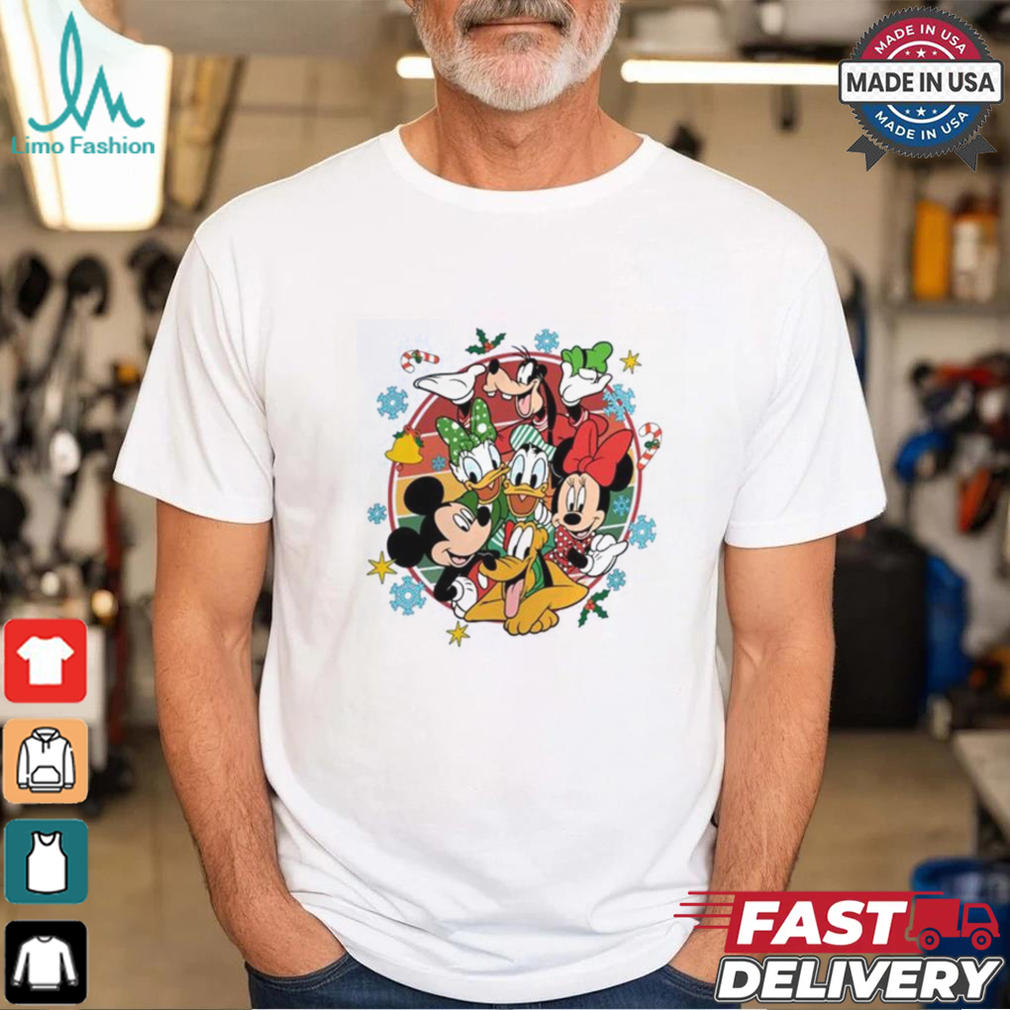 Retro Disneyland Mickey And Friends Christmas Shirt Retro Disneyland Mickey And Friends Christmas Shirt