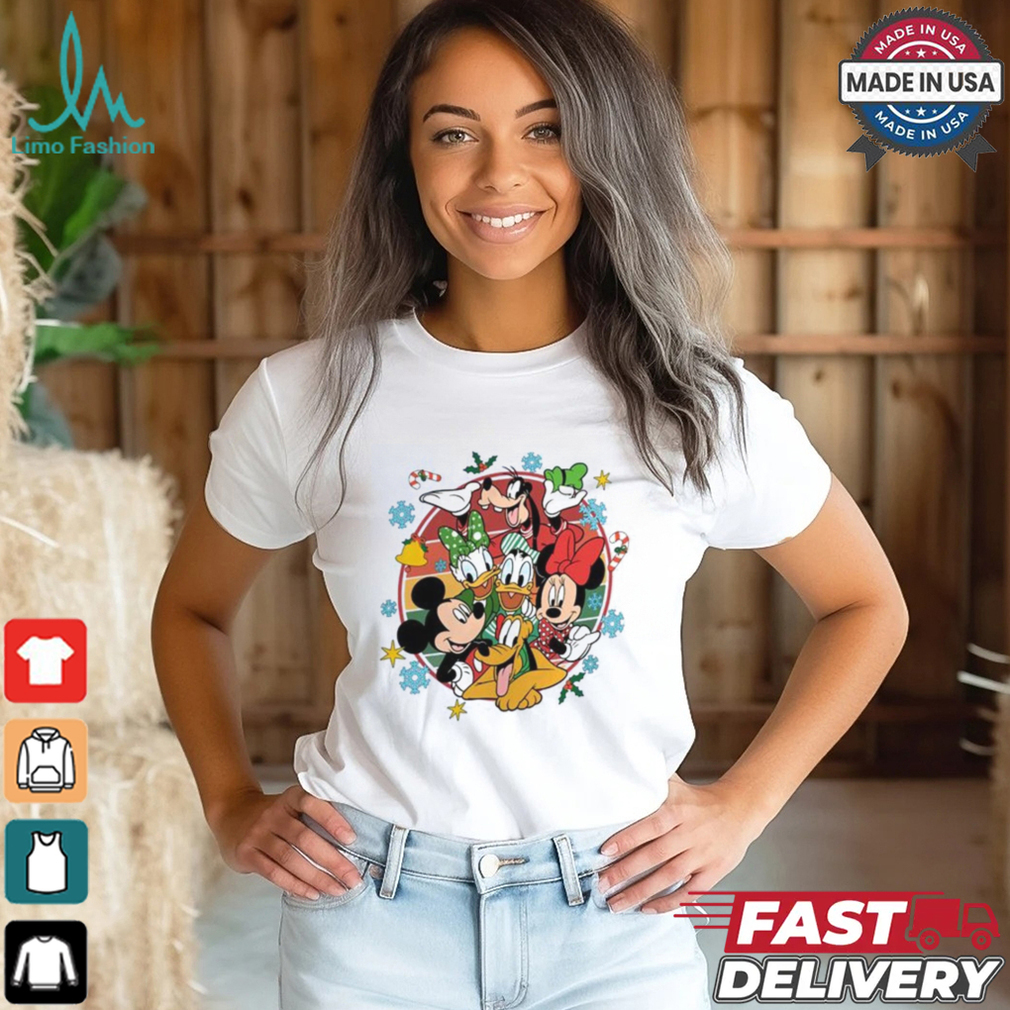 Retro Disneyland Mickey And Friends Christmas Shirt Retro Disneyland Mickey And Friends Christmas Shirt