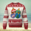 Christmas Skeleton Ugly Christmas Sweater It’s Fine I’m Fine Everything Is Fine Xmas Light Funny