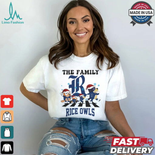Rice Owls X Family Bluey Merry Christmas 2024 Shirt