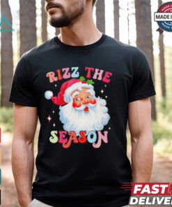 Rizz the season Christmas Rizzmas Santa Claus rizzler shirt