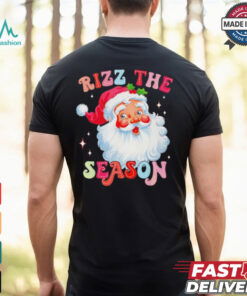 Rizz the season Christmas Rizzmas Santa Claus rizzler shirt