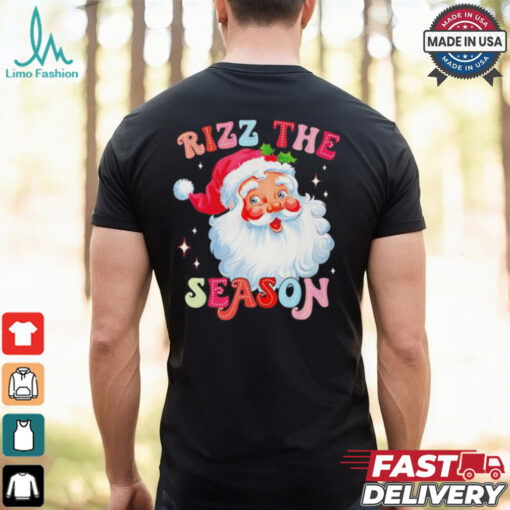 Rizz the season Christmas Rizzmas Santa Claus rizzler shirt