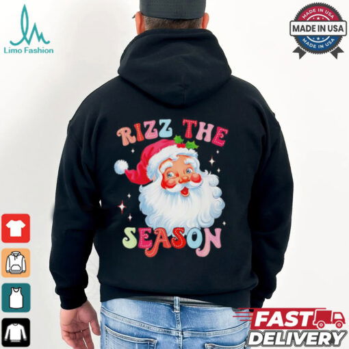 Rizz the season Christmas Rizzmas Santa Claus rizzler shirt