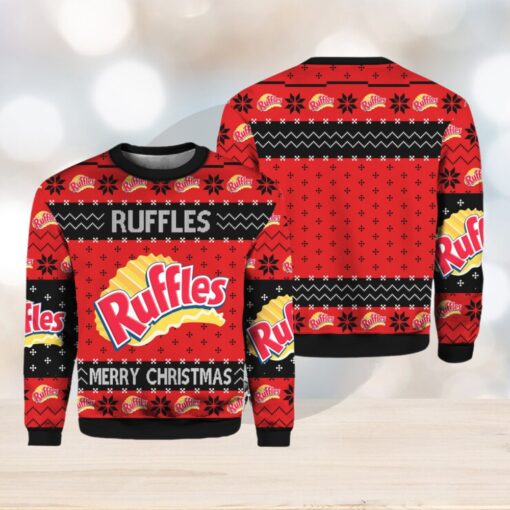 Rufffles Snack Brand Ugly Christmas Sweater