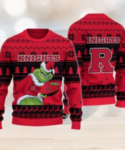 Rutgers Scarlet Knights Grinch Ugly Christmas Sweater