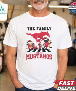 SMU Mustangs X Family Bluey Merry Christmas 2024 Shirt
