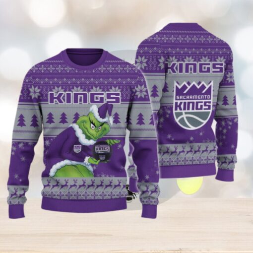 Sacramento Kings Grinch Christmas Ugly Sweater