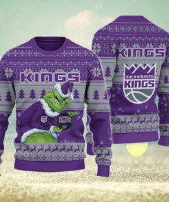 Sacramento Kings Grinch Christmas Ugly Sweater