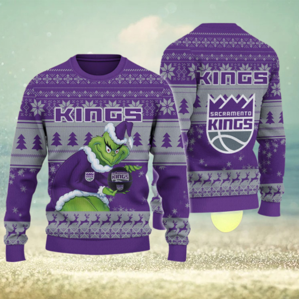 Sacramento Kings Grinch Christmas Ugly Sweater Sacramento Kings Grinch Christmas Ugly Sweater