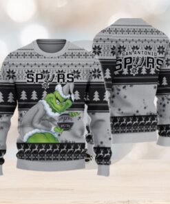 San Antonio Spurs Grinch Christmas Ugly Sweater
