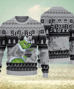 San Antonio Spurs Grinch Christmas Ugly Sweater