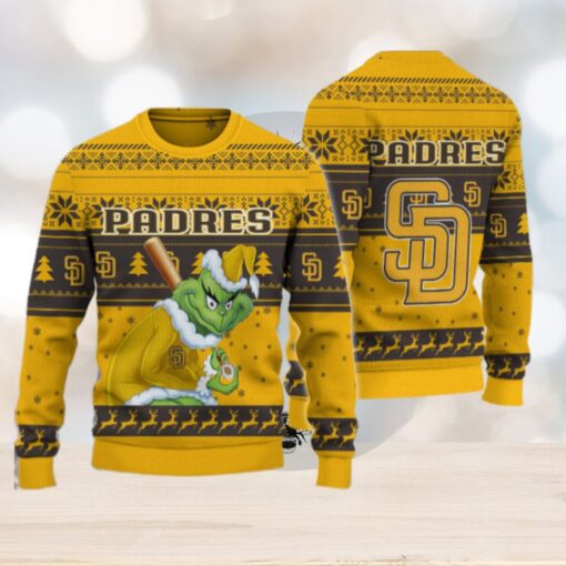 San Diego Padres Grinch Christmas Ugly Sweater