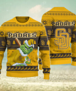San Diego Padres Grinch Christmas Ugly Sweater