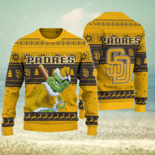 San Diego Padres Grinch Christmas Ugly Sweater
