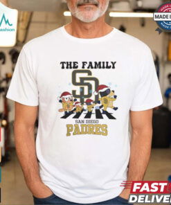 San Diego Padres X Family Bluey Merry Christmas 2024 Shirt