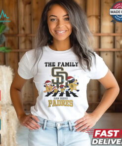 San Diego Padres X Family Bluey Merry Christmas 2024 Shirt