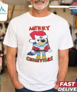 San Diego State Aztecs Bluey Merry Christmas 2024 Shirt