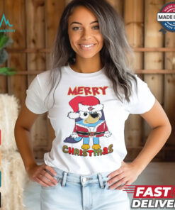 San Diego State Aztecs Bluey Merry Christmas 2024 Shirt