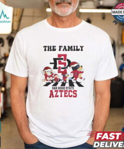 San Diego State Aztecs X Family Bluey Merry Christmas 2024 Shirt