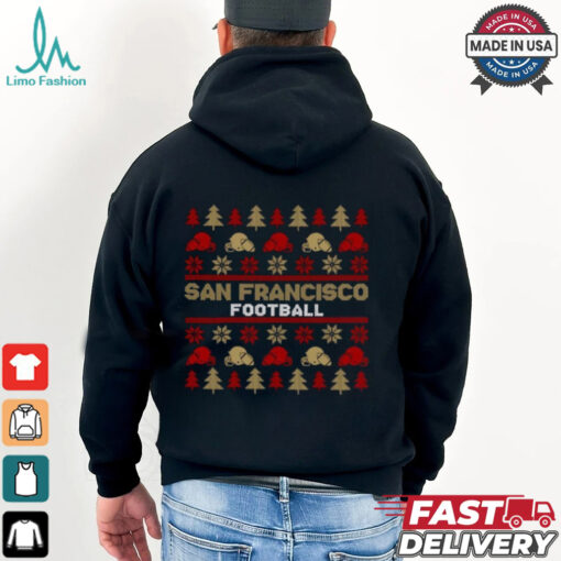 San Francisco Football Pattern Christmas Shirt
