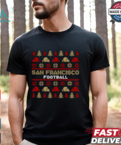 San Francisco Football Pattern Christmas Shirt
