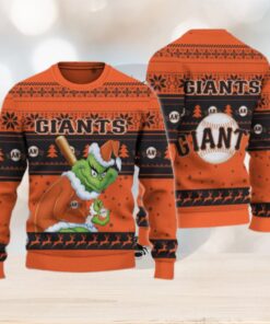San Francisco Giants Grinch Christmas Ugly Sweater