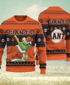 San Francisco Giants Grinch Christmas Ugly Sweater