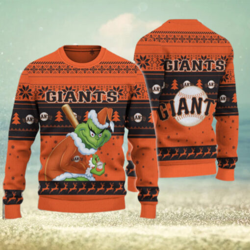 San Francisco Giants Grinch Christmas Ugly Sweater