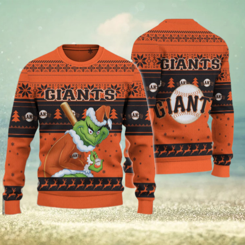 San Francisco Giants Grinch Christmas Ugly Sweater San Francisco Giants Grinch Christmas Ugly Sweater