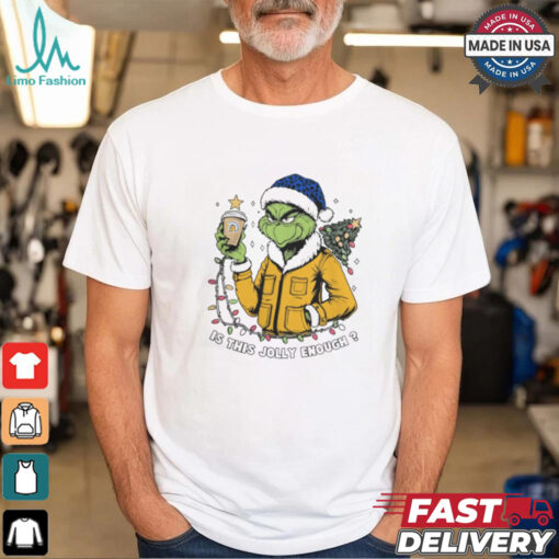 San José State Spartans x Santa Grinch Is This Jolly Enough Merry Christmas Shirt