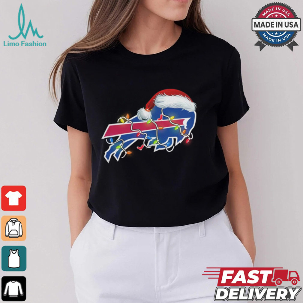 Santa Buffalo Bills Christmas light 2024 shirt Santa Buffalo Bills Christmas light 2024 shirt