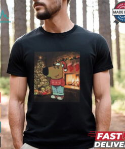 Santa Chill Guy Christmas Shirt