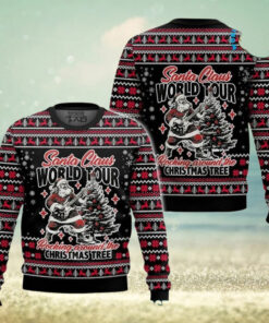 Santa Claus World Tour 2024 Ugly Christmas Sweater