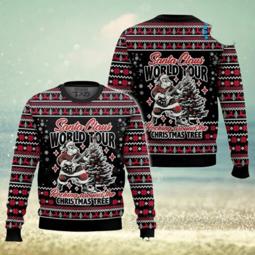 Santa Claus World Tour 2024 Ugly Christmas Sweater