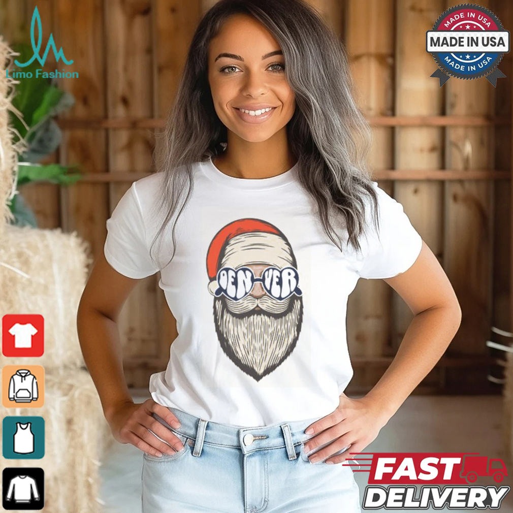 Santa Denver Hipster T shirt Santa Denver Hipster T shirt