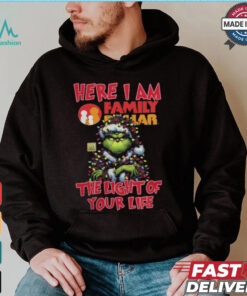 Santa Grinch Here I Am Family Dollar The Light Of Your Life Christmas Light Shirt Shirt